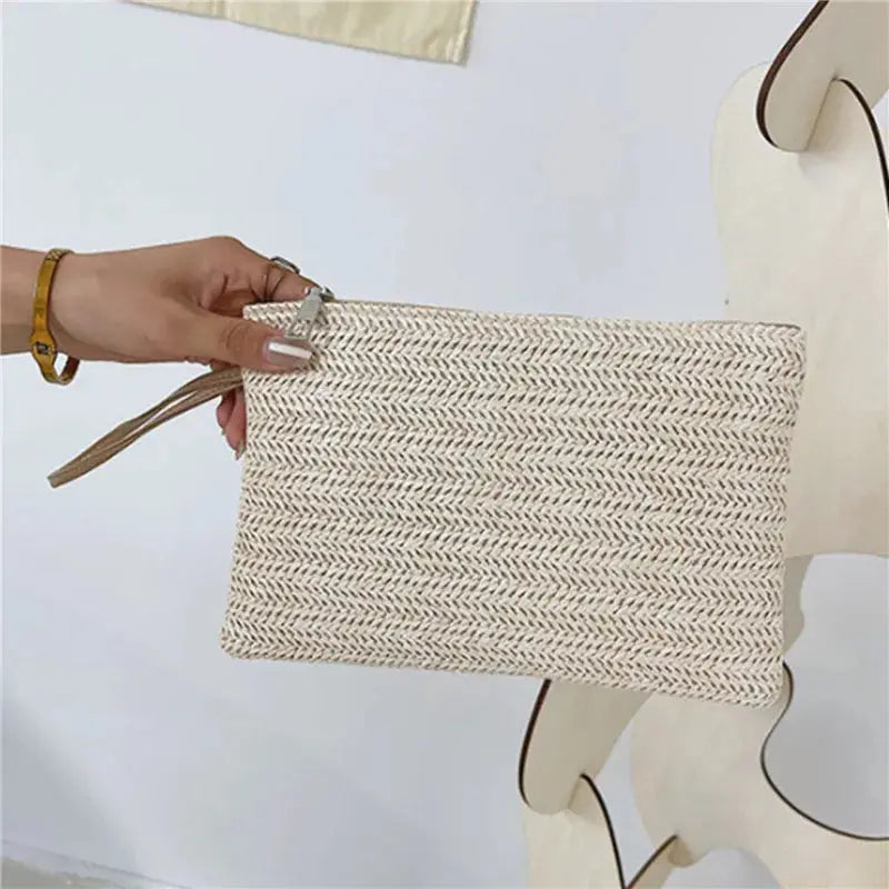Weaving Wristlet Clutch Bag for Stylish Everyday Use - Love Salve
